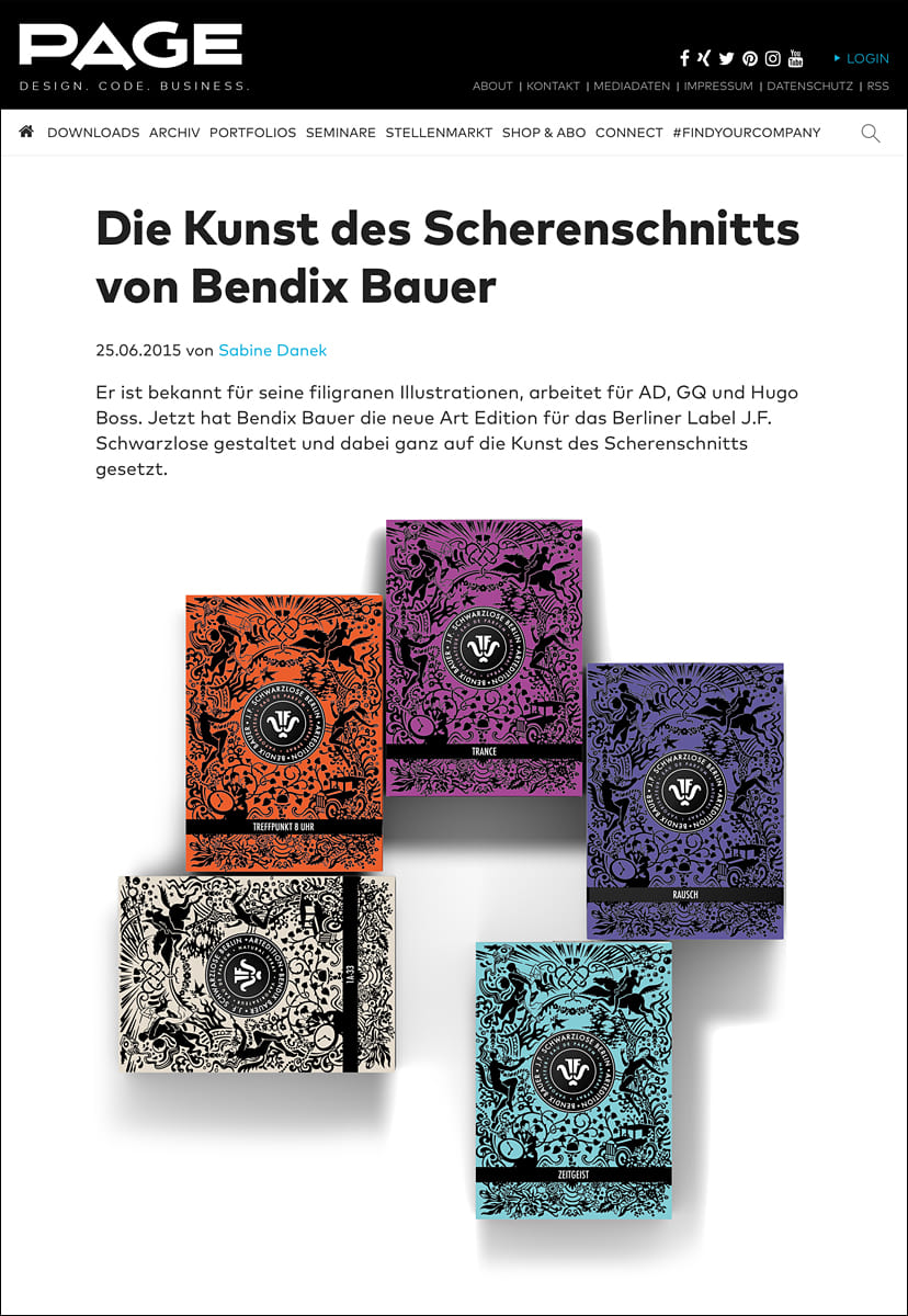 Page, Schwarzlose Berlin Art Edition, June 25, 2015 Page, Schwarzlose Berlin Art Edition, June 25, 2015